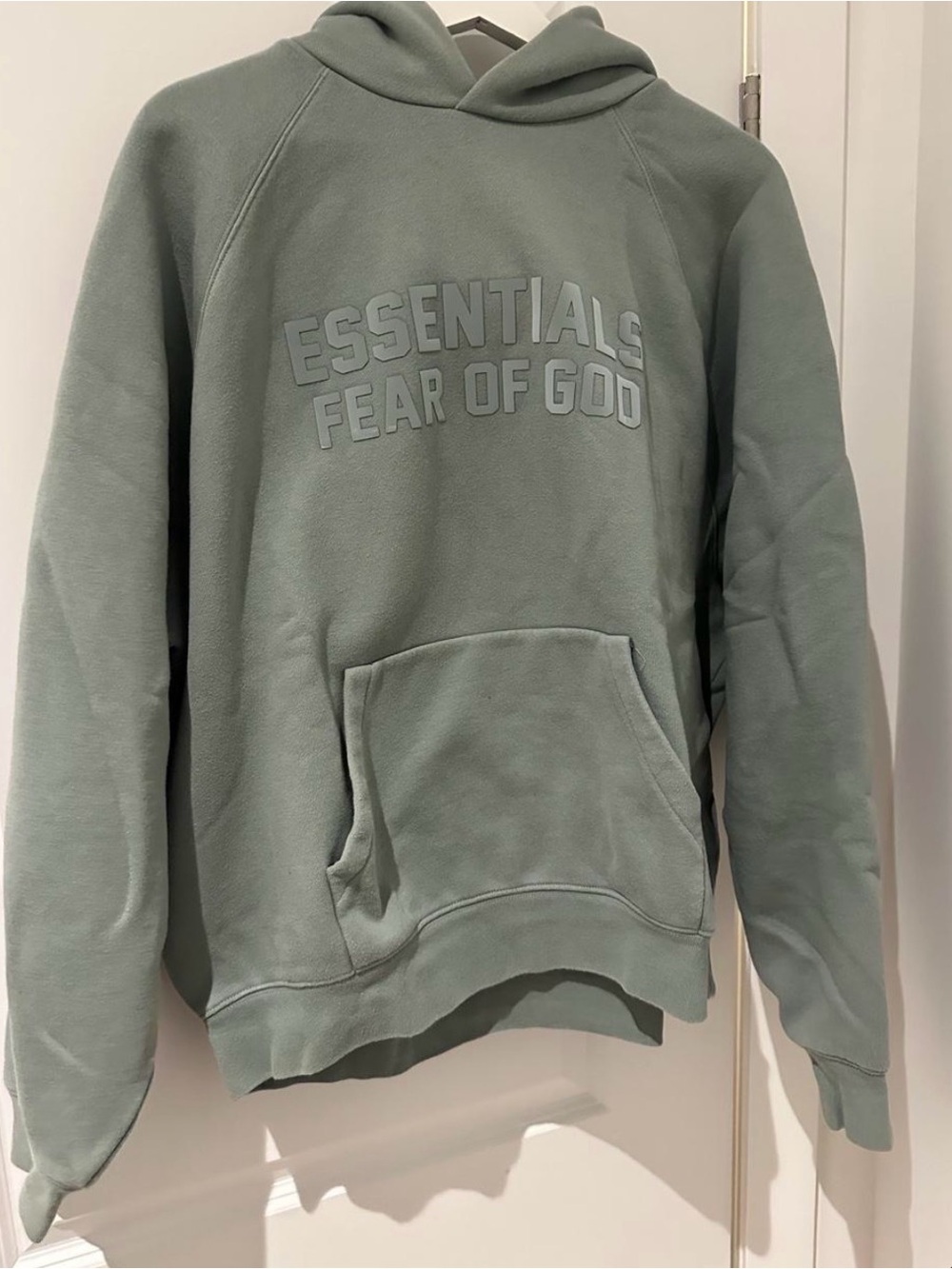 Essentials Fear of God Sage Green Hoodie